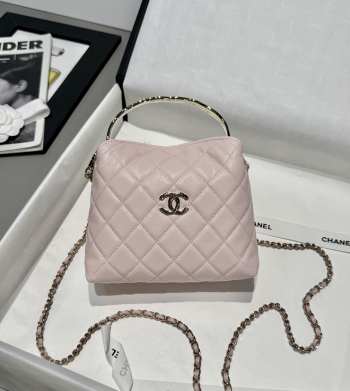 Uubags Chanel 25s Coco Rush Bag in Light Pink 14x19x7cm