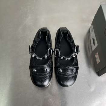 Uubags Balenciaga City Ballerina in black Arena lambskin 