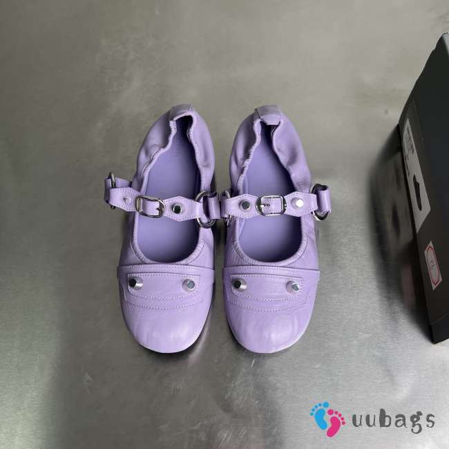 Uubags Balenciaga City Ballerina in purple Arena lambskin - 1