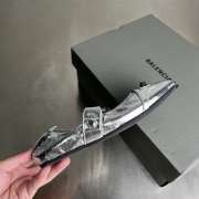 Uubags Balenciaga City Ballerina in silver Arena lambskin - 6