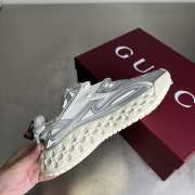 Uubags Gucci cub3d sneaker in white and silver  - 5