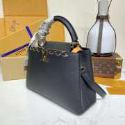 Uubags Louis Vuitton M12135 Capucines MM Bag In Black 31.5x20x11cm - 3
