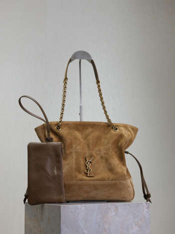 Uubags YSL Jamie shopping bag in suede 35x35x10cm