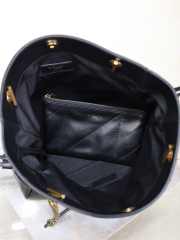 Uubags YSL Jamie shopping bag in black lambskin leather 27x29x11cm - 6