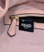 Uubags Fendi Baguette Bag In Pink Canvas 28x6.5x13.5cm - 2