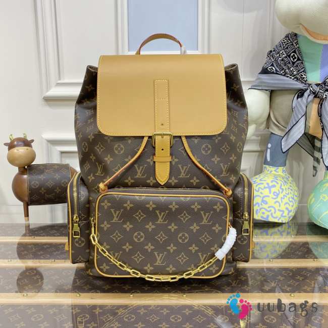 Uubags Louis Vuitton Trio Backpack Monogram Brown 38x21x44cm - 1