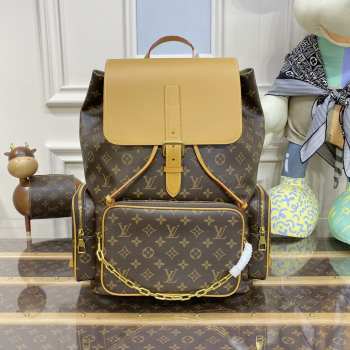 Uubags Louis Vuitton Trio Backpack Monogram Brown 38x21x44cm