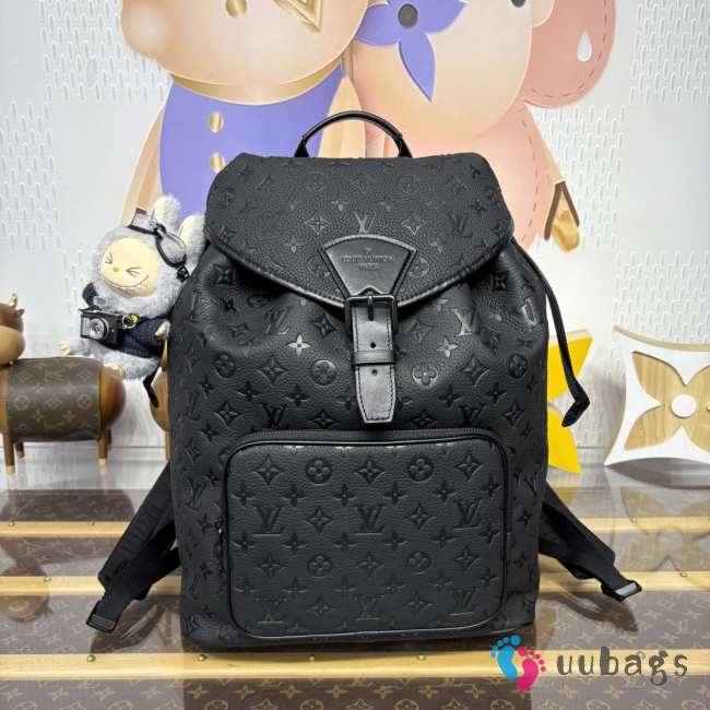 Uubags Louis Vuitton M23127 Montsouris Backpack In Black 32x40x19cm - 1