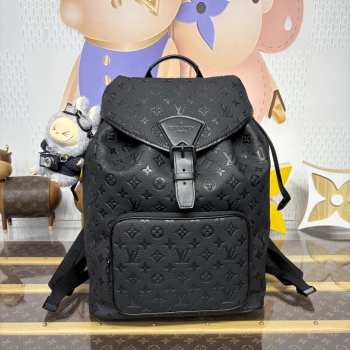 Uubags Louis Vuitton M23127 Montsouris Backpack In Black 32x40x19cm
