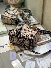 Uubags Dior Pink Medium Tie-Dye Lady D-Lite Bag 24x20x11cm - 2