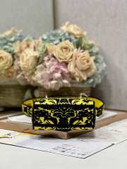 Uubags Dior Yellow Medium Tie-Dye Lady D-Lite Bag 17x7.5x14cm - 4