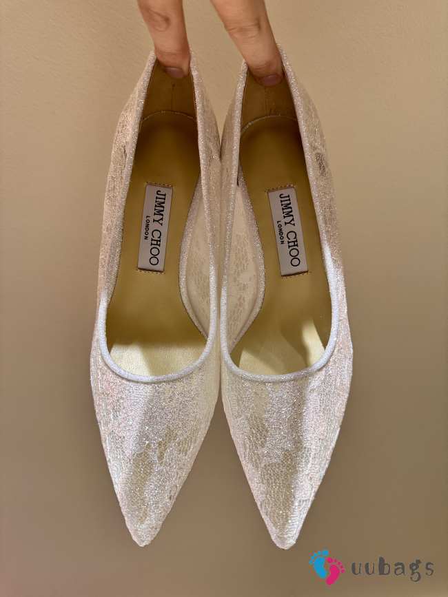 Uubags Jimmy Choo high heels in White 6.5/8.5cm - 1
