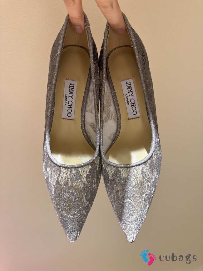 Uubags Jimmy Choo high heels in Grey 6.5/8.5cm - 1