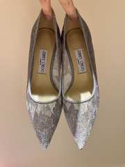 Uubags Jimmy Choo high heels in Grey 6.5/8.5cm - 1