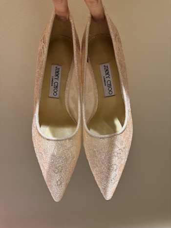 Uubags Jimmy Choo high heels in Orange 6.5/8.5cm