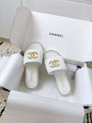 Uubags Chanel flat in white - 3