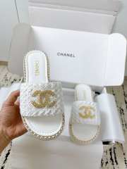 Uubags Chanel flat in white - 2