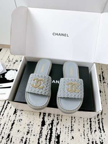 Uubags Chanel flat in blue