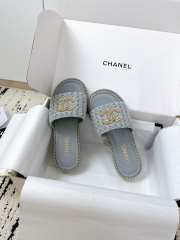 Uubags Chanel flat in blue - 2