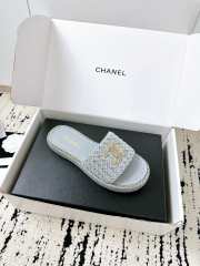 Uubags Chanel flat in blue - 3