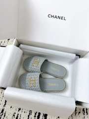 Uubags Chanel flat in blue - 4