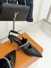 Uubags Louis Vuitton 1AHKZ7 Vibe Slingback Pump In Black 5.5cm - 4