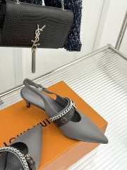Uubags Louis Vuitton 1AHKZ7 Vibe Slingback Pump In Grey 5.5cm - 2