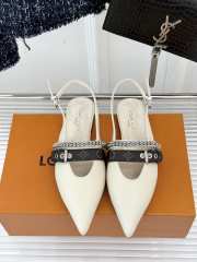 Uubags Louis Vuitton 1AHNAZ Vibe Slingback Flat Ballerina - 2