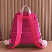 Uubags Gucci medium backpack with print pink cotton linen lining 36.5x41x18cm - 6