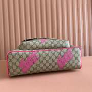 Uubags Gucci medium backpack with print pink cotton linen lining 36.5x41x18cm - 5