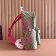 Uubags Gucci medium backpack with print pink cotton linen lining 36.5x41x18cm - 2