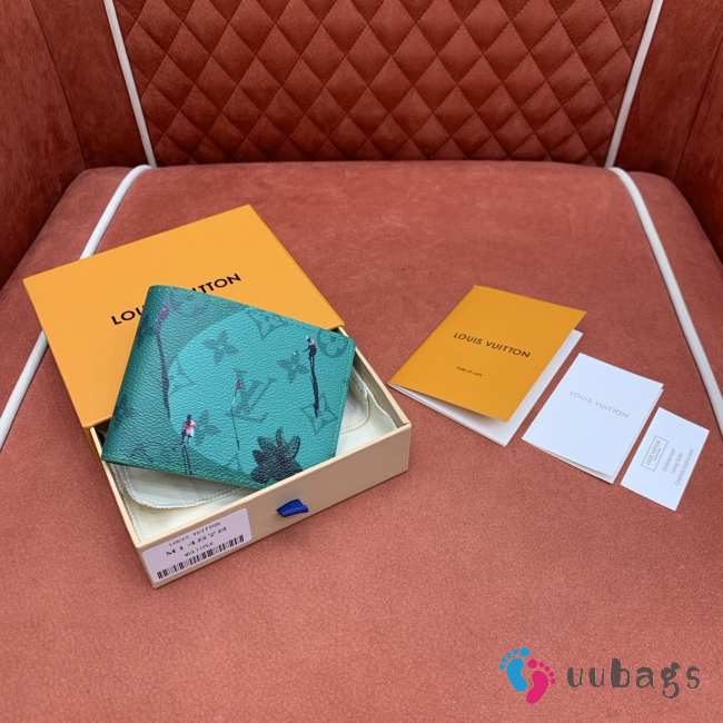 Uubags Louis Vuitton M14878 Slender Wallet In Golf Green 11x8.5x2cm - 1