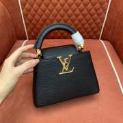 Uubags Louis Vuitton M12936 Capucines Mini Bag In Black 21x14x8cm - 6