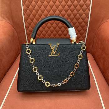 Uubags Louis Vuitton M12936 Capucines MM bag in black 31.5x20x11cm