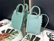 Uubags Loewe A5 2Way Bag Shoulder Bag Leather Light Blue 21x17x6cm - 1