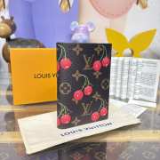 Uubags Louis Vuitton M13424 LV x TM passport cover monogram cherry coated canvas 10x14x2.5cm - 6