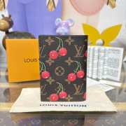 Uubags Louis Vuitton M13424 LV x TM passport cover monogram cherry coated canvas 10x14x2.5cm - 4