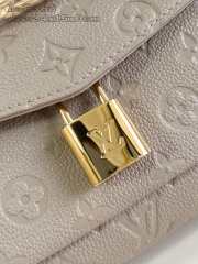 Uubags Louis Vuitton M14973 Anytime Flap Bag Tourterelle Gray 29.5x18.5x9.5cm - 5
