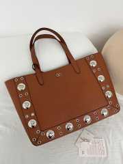 Uubags Valentino Garavani Nellcôte shopping bag in brown 40x30x13cm - 6
