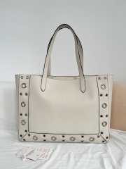 Uubags Valentino Garavani Nellcôte shopping bag in white 40x30x13cm - 6