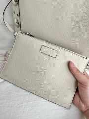 Uubags Valentino Garavani Nellcôte shopping bag in white 40x30x13cm - 3