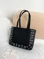 Uubags Valentino Small Garavani Nellcôte shopping bag black 21x16x5cm - 5