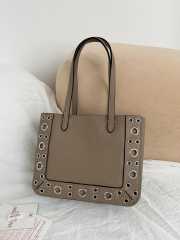 Uubags Valentino Small Garavani Nellcôte shopping bag grey 21x16x5cm - 4