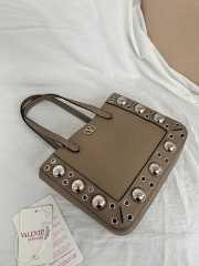 Uubags Valentino Small Garavani Nellcôte shopping bag grey 21x16x5cm - 2