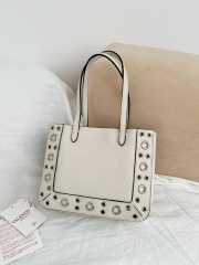 Uubags Valentino Small Garavani Nellcôte shopping bag white 21x16x5cm - 5