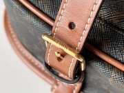 Uubags Celine medium Folco bag in Triomphe canvas and calfskin 18.5x17x7cm - 4