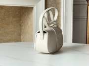 Uubags Celine Clutch On Strap Tabou In Triomphe Canvas And Calfskin White 18x8x5cm - 2