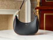 Uubags Celine Medium Ava Strap Bag in Black/Tan Smooth Calfskin 24.5x17x9cm - 1