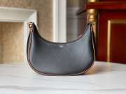 Uubags Celine Medium Ava Strap Bag in Black/Tan Smooth Calfskin 24.5x17x9cm - 6