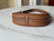 Uubags Celine Medium Ava Strap Bag in Brown Smooth Calfskin 24.5x17x9cm - 6
